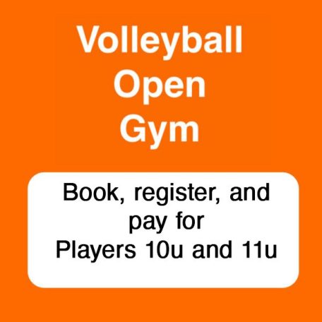 Volleyball Open gym 10u & 11u - sign pic